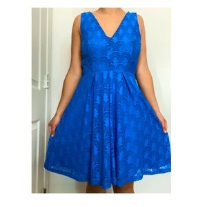 Blue Lace Dress